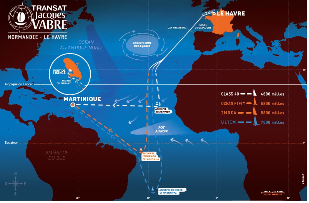 Les belles eaux de la Martinique accueillent la Transat Jacques Vabre